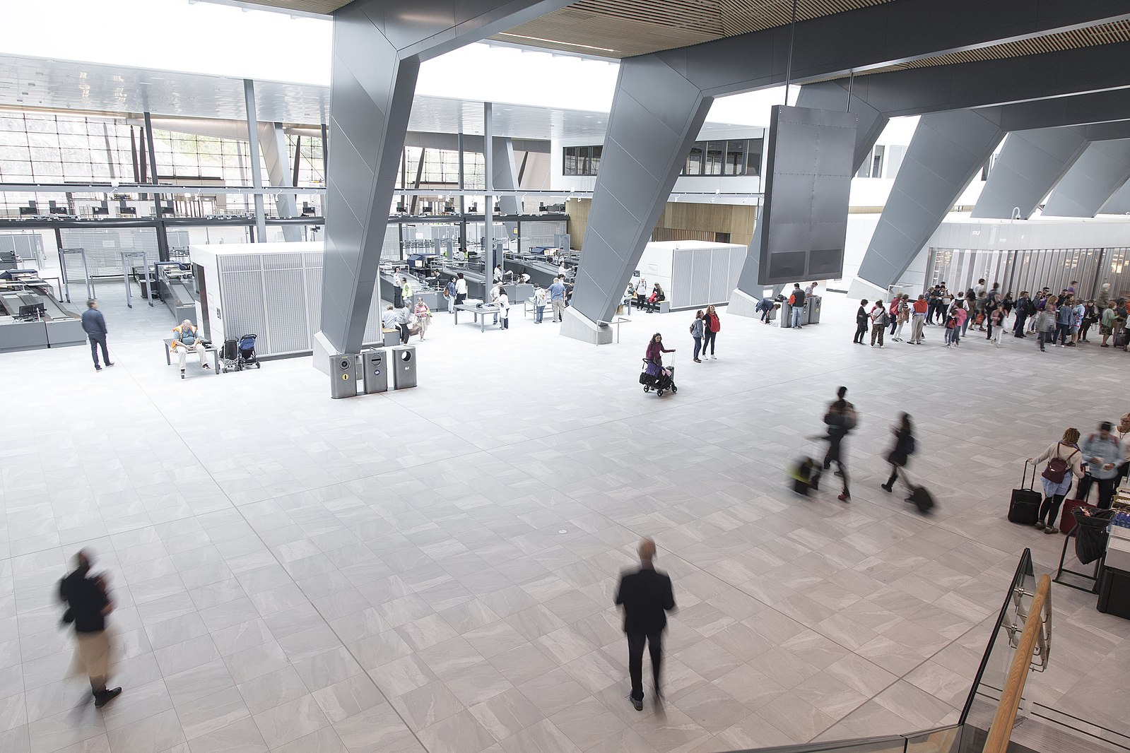 Bergen Airport has a single passenger terminal.